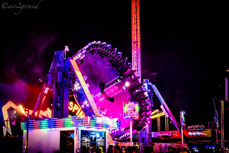 photographer air2ground night  photo taken at Bridgwater