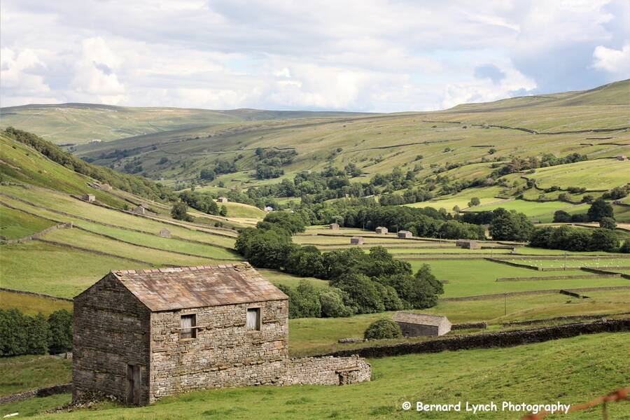 photographer Bernard Lynch landscape  photo. swaledale yorkshire dales   image taken in 2015.