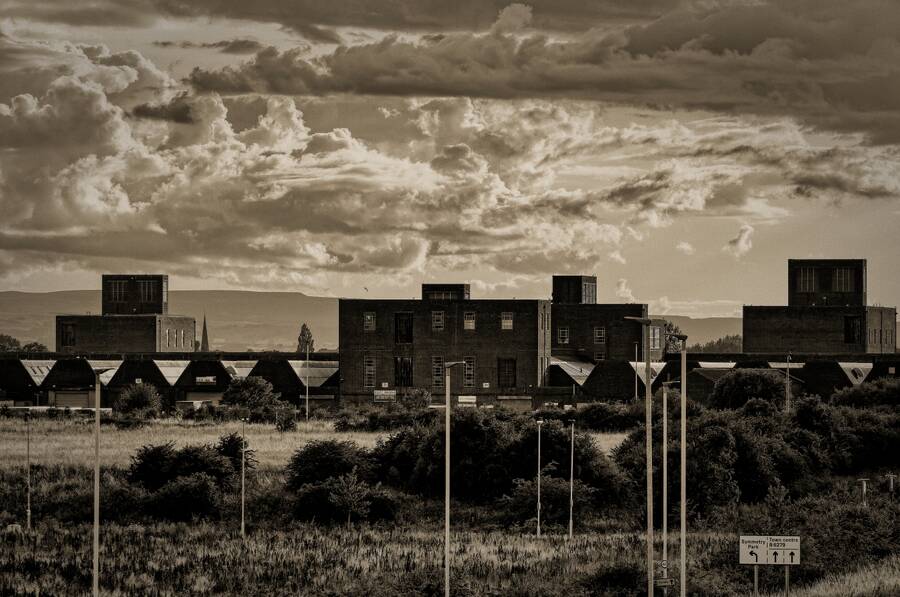 photographer dntphotographs landscape  photo. industrial buildings from the past.