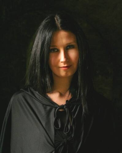 photographer DamoTogYP portraiture  photo taken at Valle Crucis Abbey, Llangollen