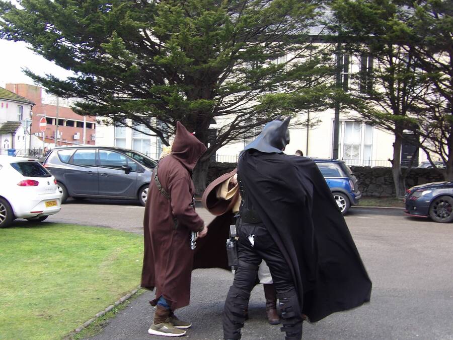 digital artist quasar1967 street  photo taken at Rhyl taken by brother