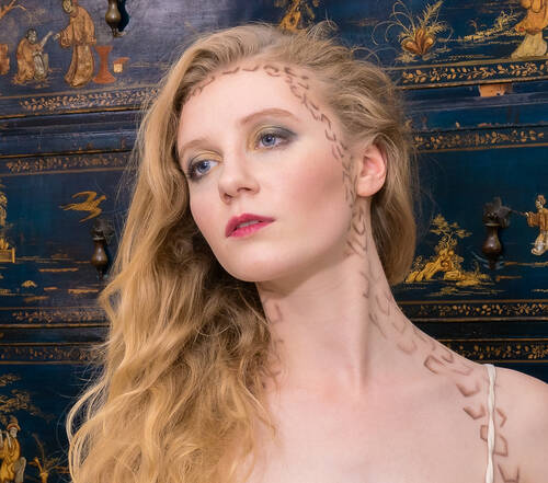 photographer StudioDee portraiture  photo. archive image  lulu lockhart shot at hammerwood house.