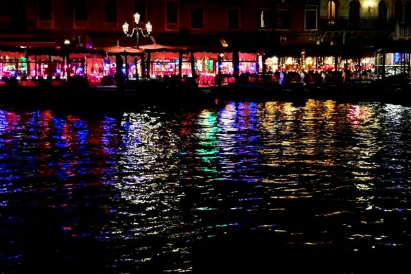 photographer Bitten by the Bug uncategorized  photo. the riva del vin is the stretch of canalside on the right bank of the grand canal immediately downstream of the rialto bridge where there are several cafes and bars as well as a gondola station and the hotel
